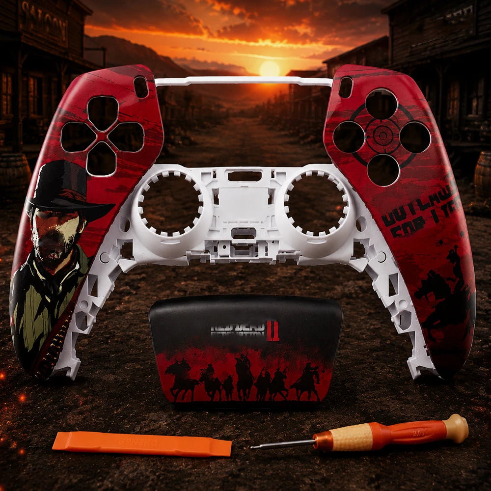 For PS5 Controller Custom Full Shell Replacement Kit with Touchpad Buttons & Tools BDM-010/020/030/040/050 Housing DIY Mod Parts