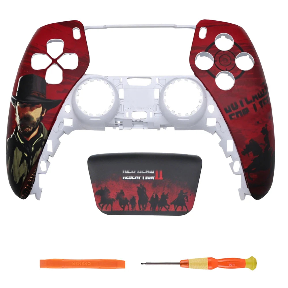 For PS5 Controller Custom Full Shell Replacement Kit with Touchpad Buttons & Tools BDM-010/020/030/040/050 Housing DIY Mod Parts
