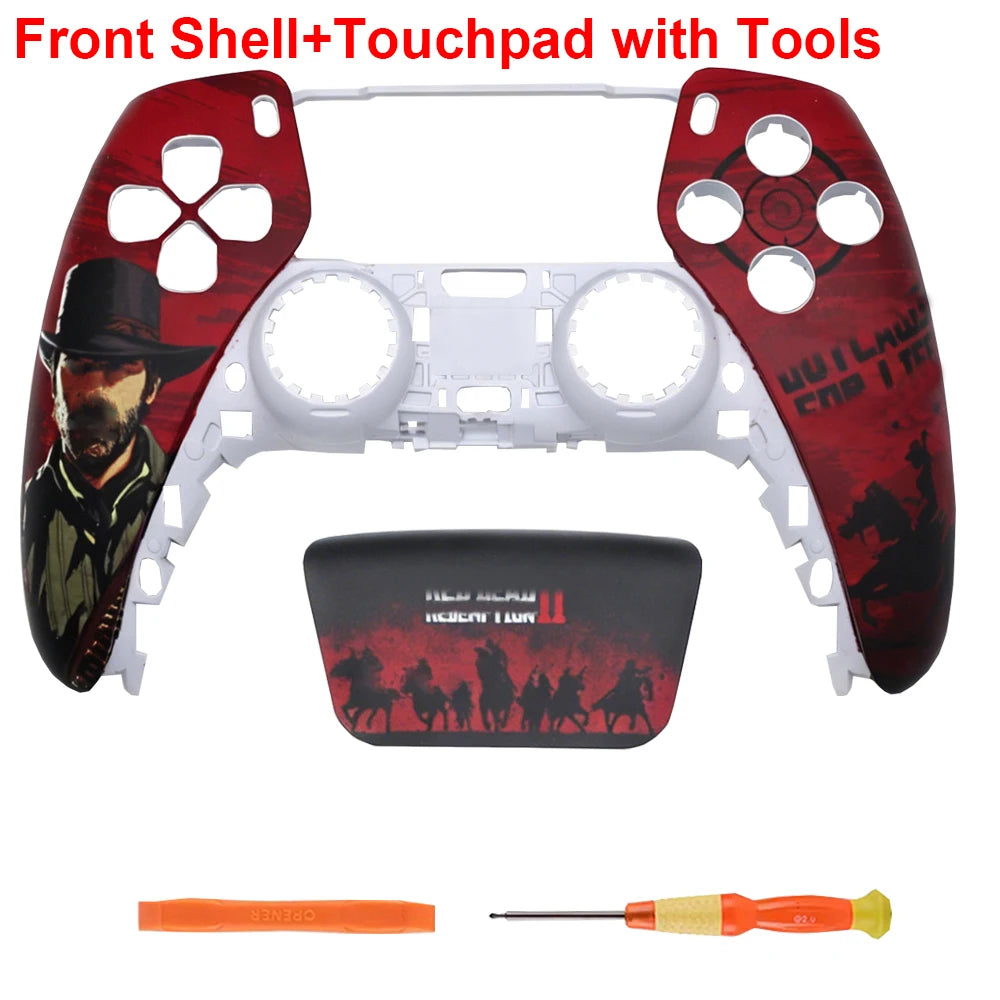 For PS5 Controller Custom Full Shell Replacement Kit with Touchpad Buttons & Tools BDM-010/020/030/040/050 Housing DIY Mod Parts