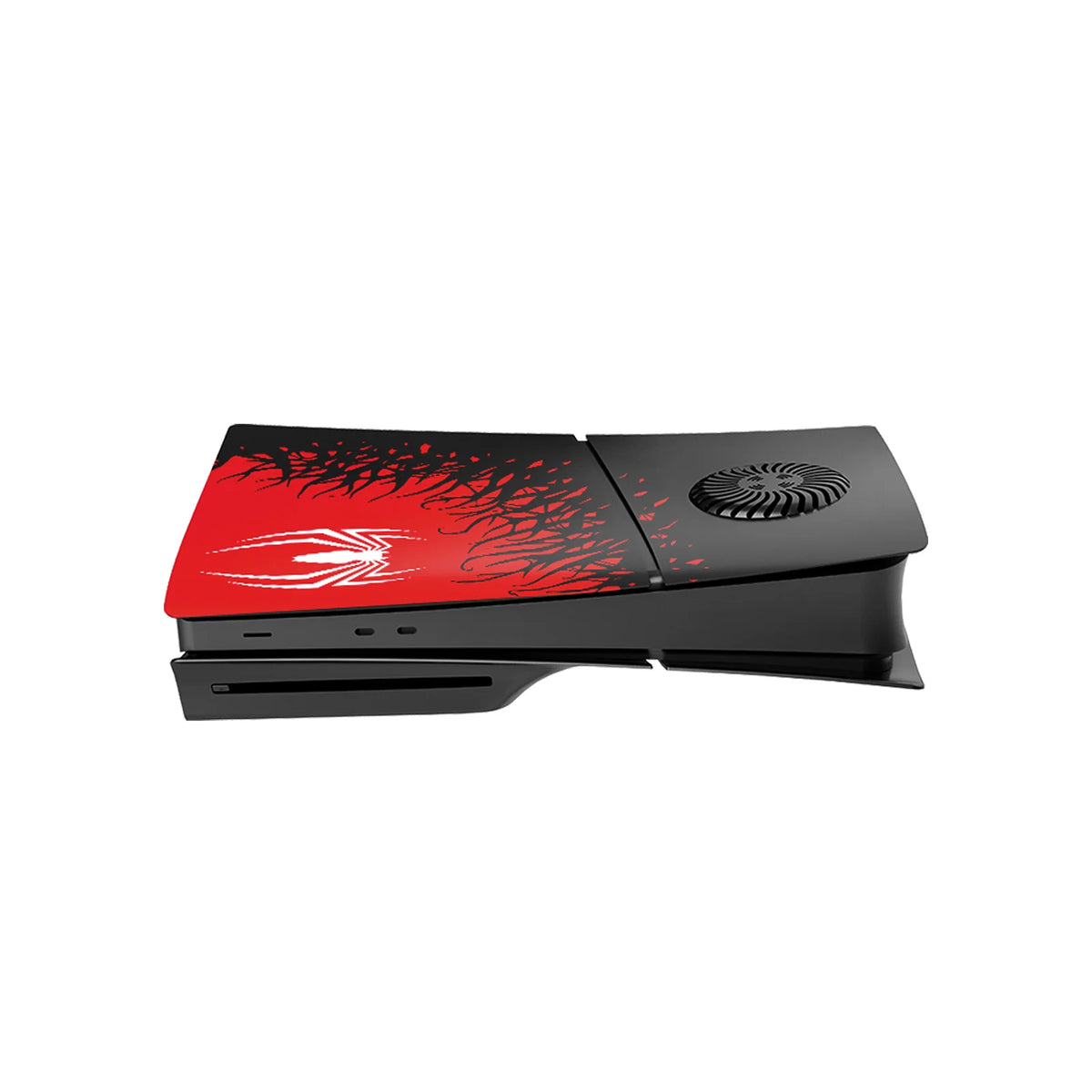 Premium ABS Replace Shell Cover Hard Case Faceplate W/ Cooling Vents For PS5 Slim Playstation 5 Slim Disc Edition Spider Style
