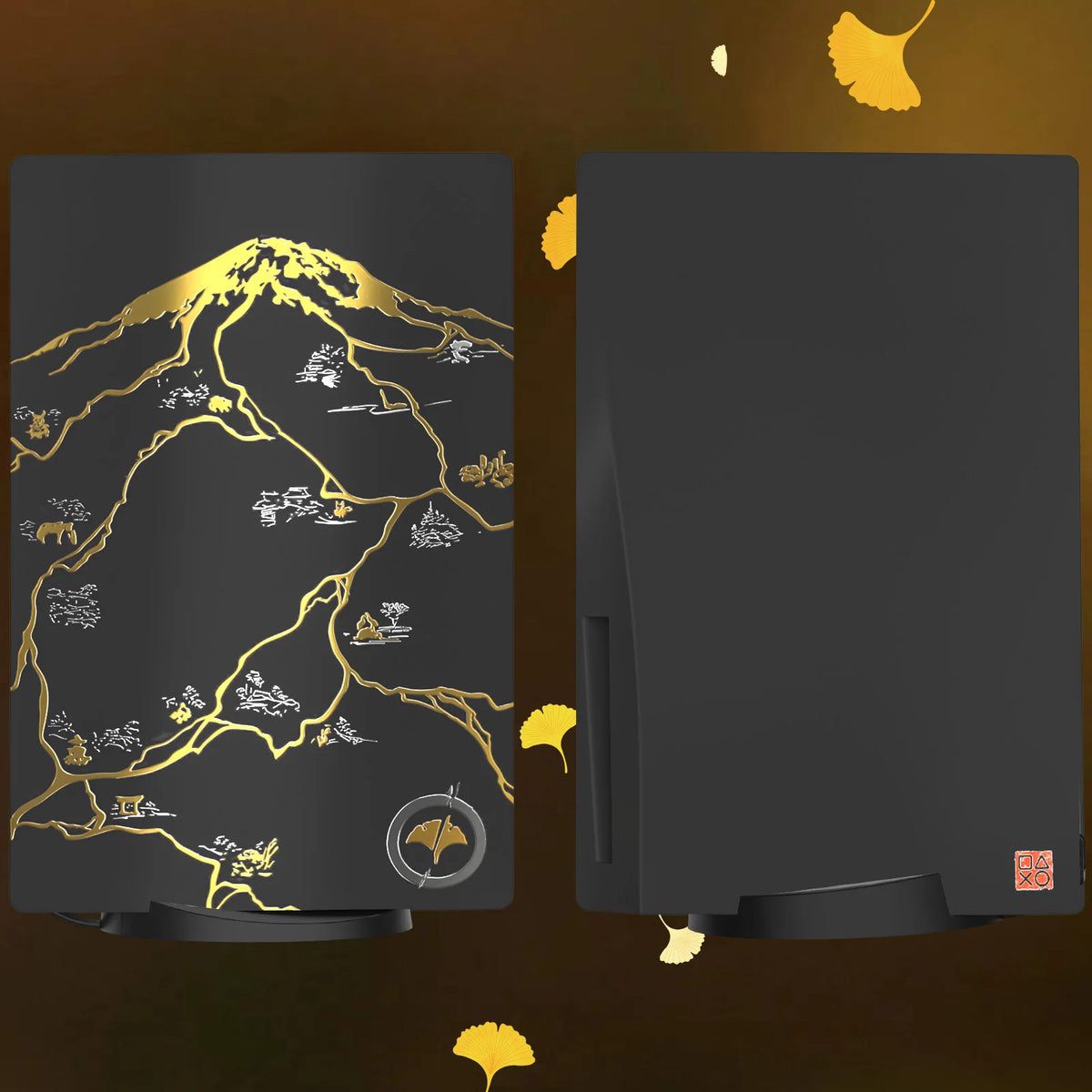 Console Replacement Ghost Faceplate Compatible with PS5 Disc Edition Side Panel Faceplate Back Plate Shell for PS5 Disc