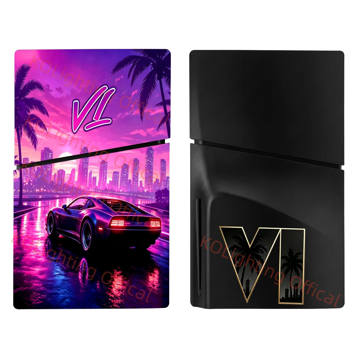 GT Edition PS5 Side Panels — Faceplate Cover for PS5 Fat, Slim & Pro Console