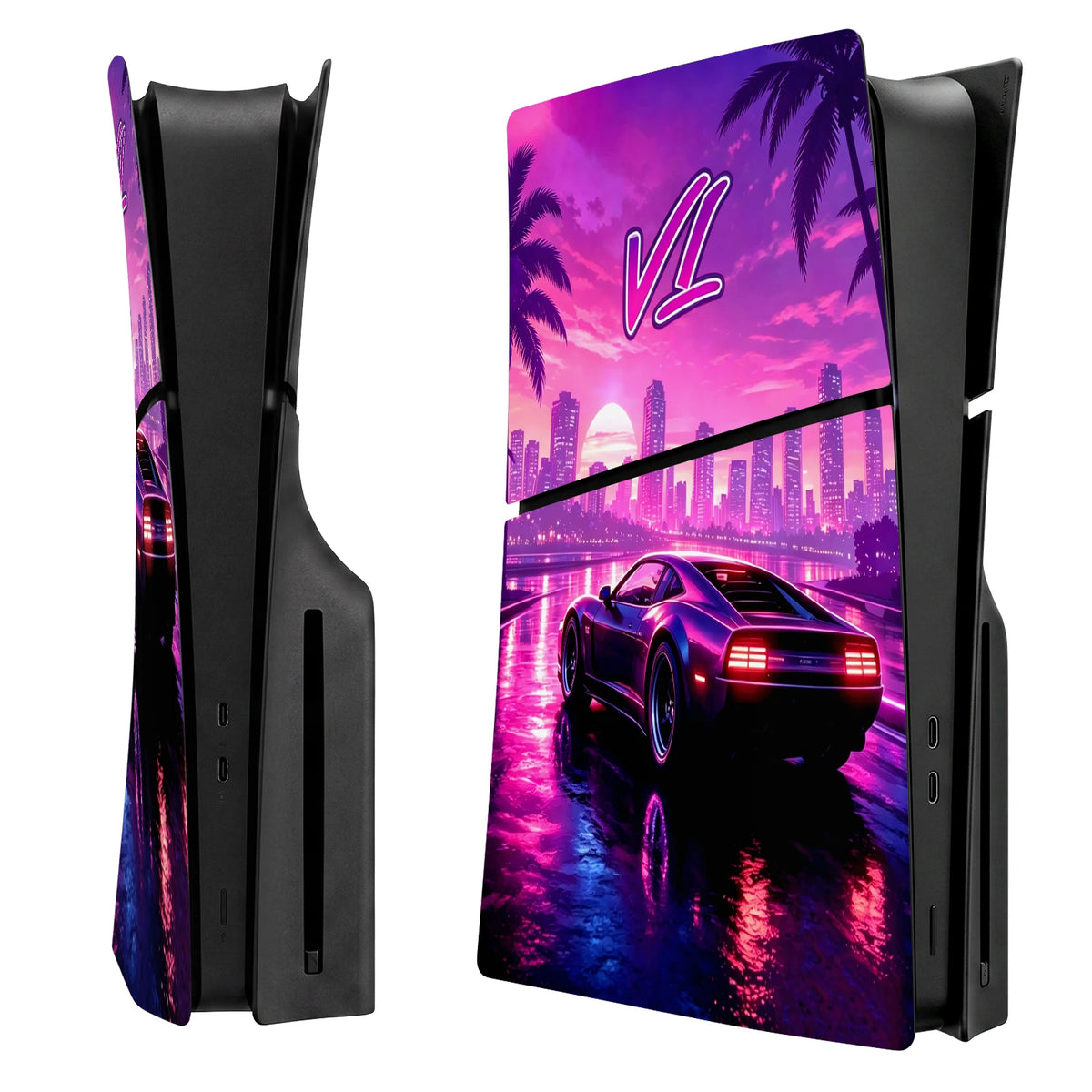 GT Edition PS5 Side Panels — Faceplate Cover for PS5 Fat, Slim & Pro Console